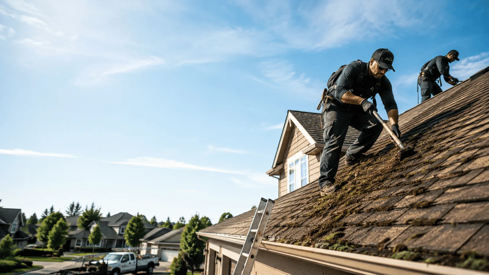 Roof Moss Removal in Cambridge, WI near me